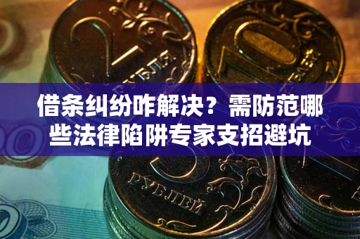 武汉借条纠纷咋解决?需防范哪些法律陷阱专家支招避坑 武汉借条纠纷咋解决?需防范哪些法律陷阱专家支招避坑